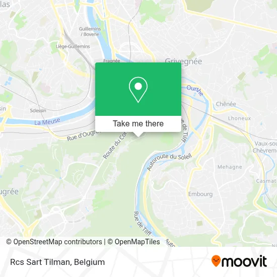 Rcs Sart Tilman map