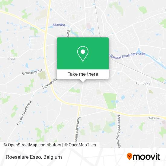 Roeselare Esso map