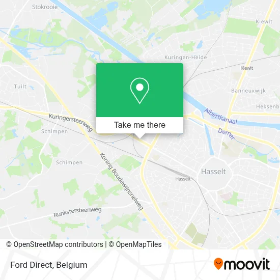 Ford Direct map