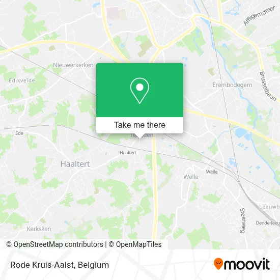 Rode Kruis-Aalst map