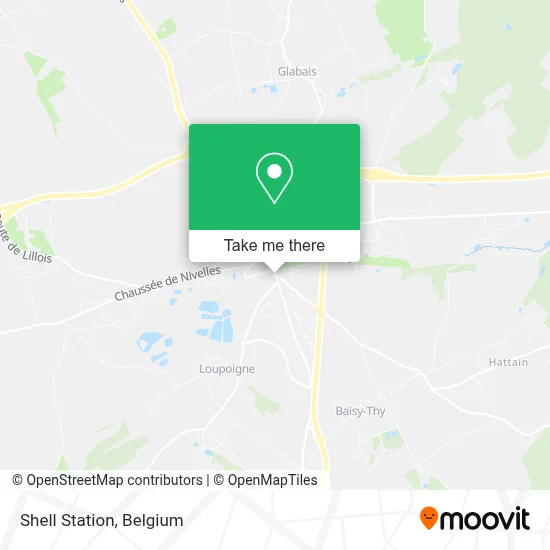Shell Station map