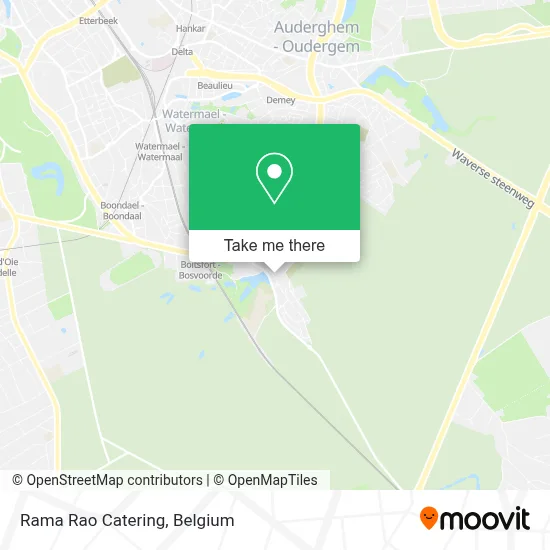 Rama Rao Catering map