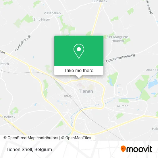Tienen Shell map