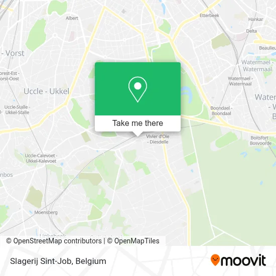 Slagerij Sint-Job map