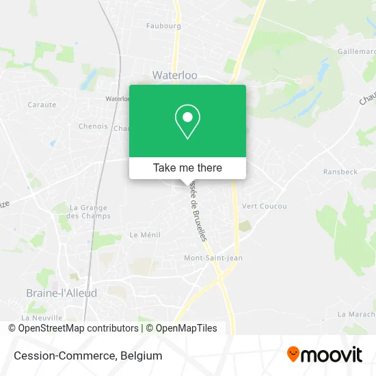 Cession-Commerce map