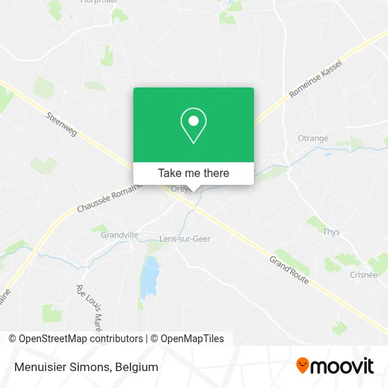 Menuisier Simons map