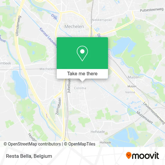 Resta Bella map