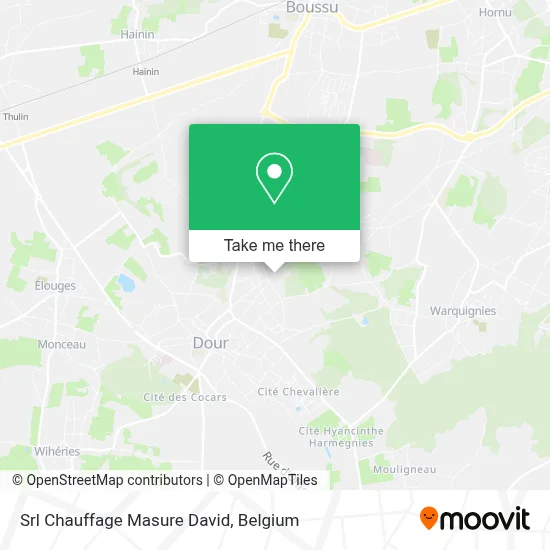 Srl Chauffage Masure David map