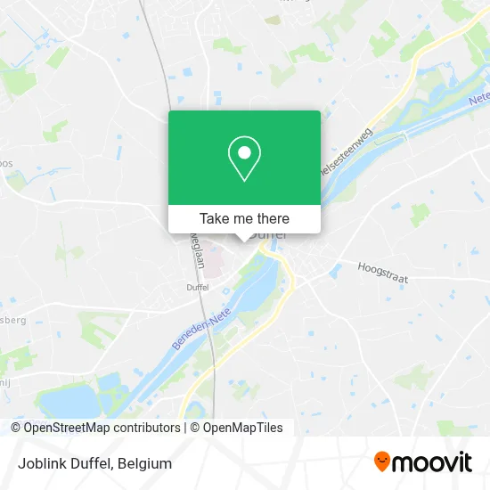 Joblink Duffel map