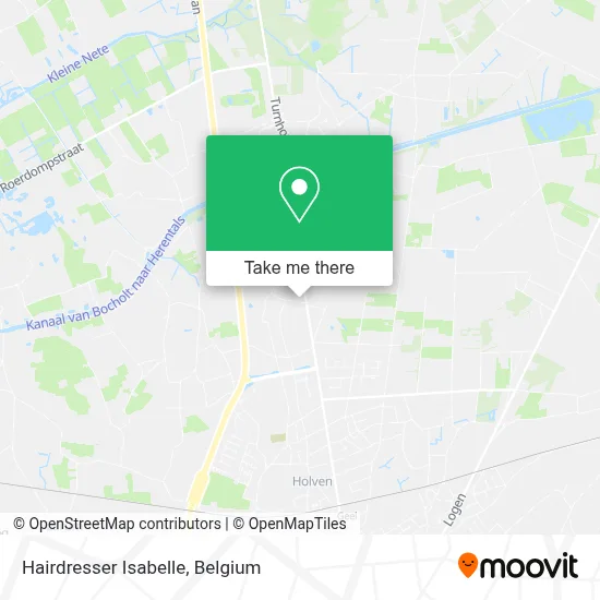 Hairdresser Isabelle map