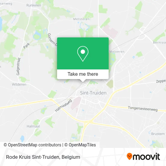 Rode Kruis Sint-Truiden map