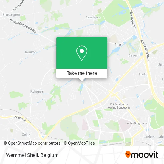 Wemmel Shell map
