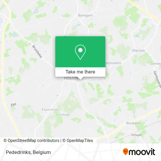 Pededrinks map