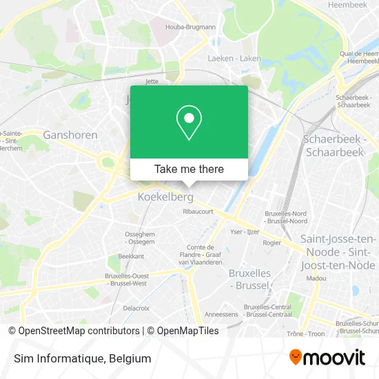 Sim Informatique map