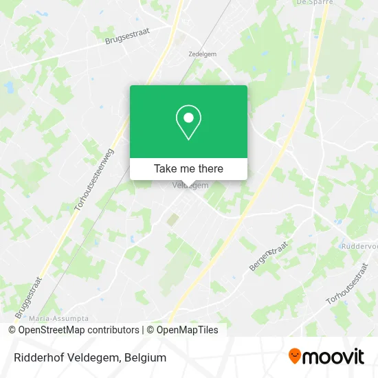 Ridderhof Veldegem map