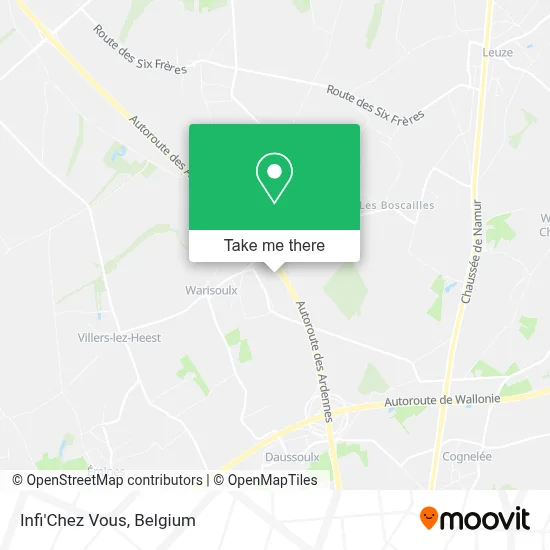 Infi'Chez Vous map