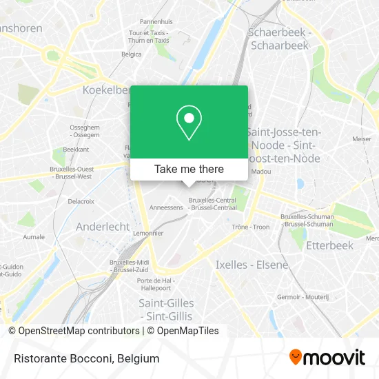 Ristorante Bocconi map