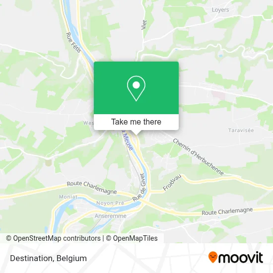 Destination map