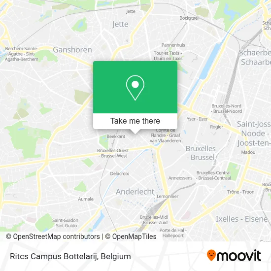 Ritcs Campus Bottelarij map
