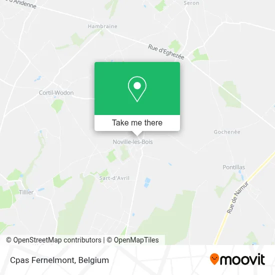 Cpas Fernelmont map