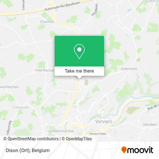 Dison (Ort) map