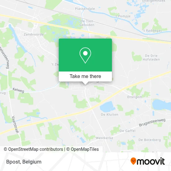 Bpost map