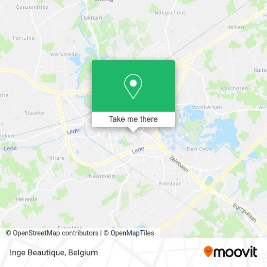 Inge Beautique map