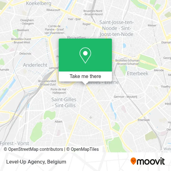 Level-Up Agency map