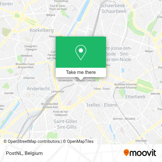PostNL map