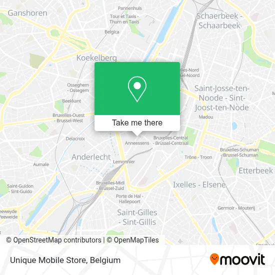 Unique Mobile Store map