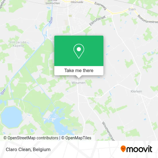 Claro Clean map