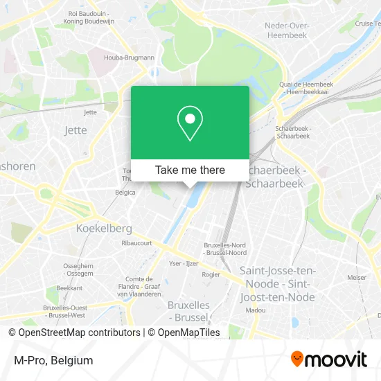 M-Pro map