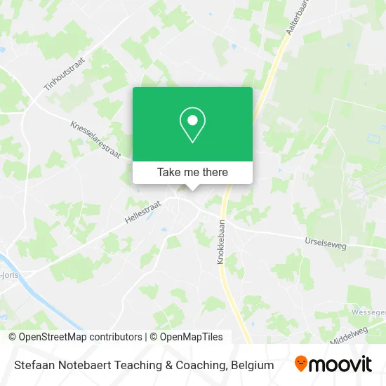 Stefaan Notebaert Teaching & Coaching map