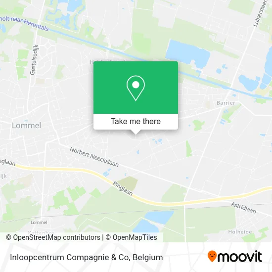 Inloopcentrum Compagnie & Co plan