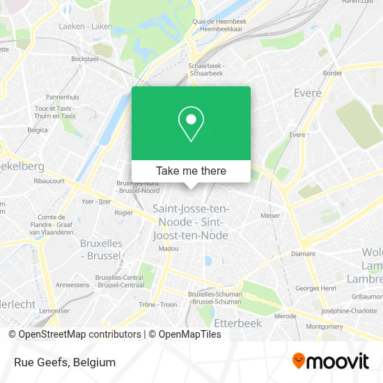 Rue Geefs plan