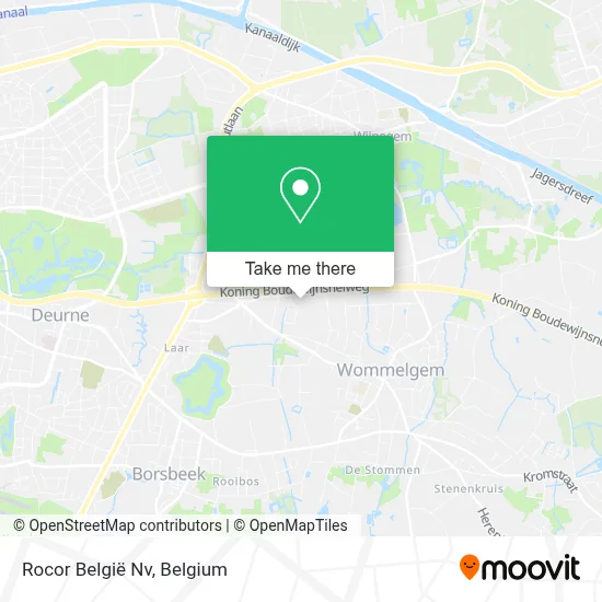 Rocor België Nv map