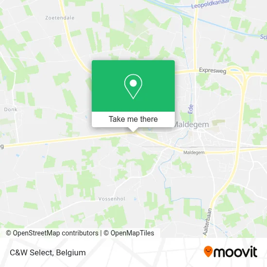 C&W Select map