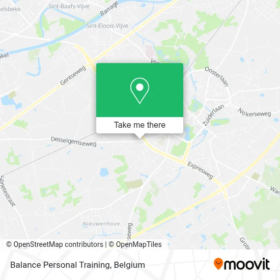 Balance Personal Training map