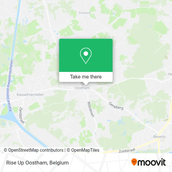 Rise Up Oostham kaart