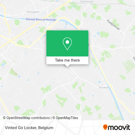 Vinted Go Locker map