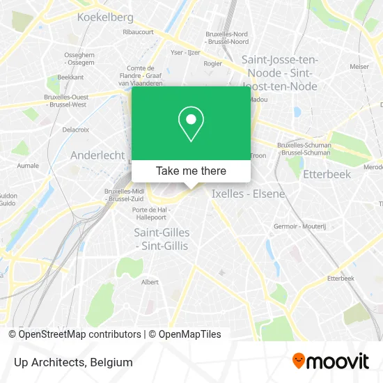 Up Architects map