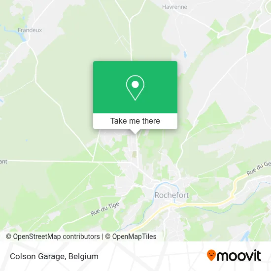Colson Garage map
