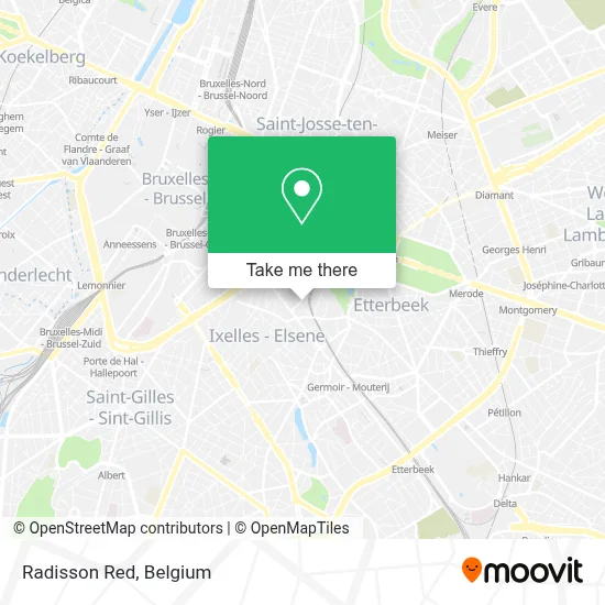 Radisson Red map