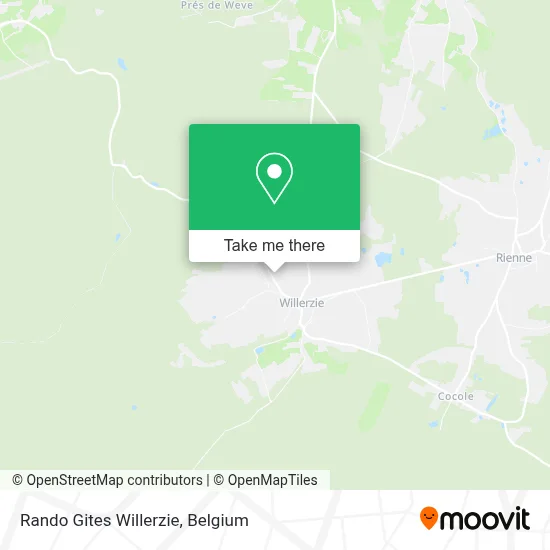 Rando Gites Willerzie map