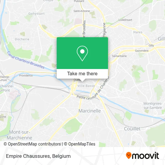 Empire Chaussures map