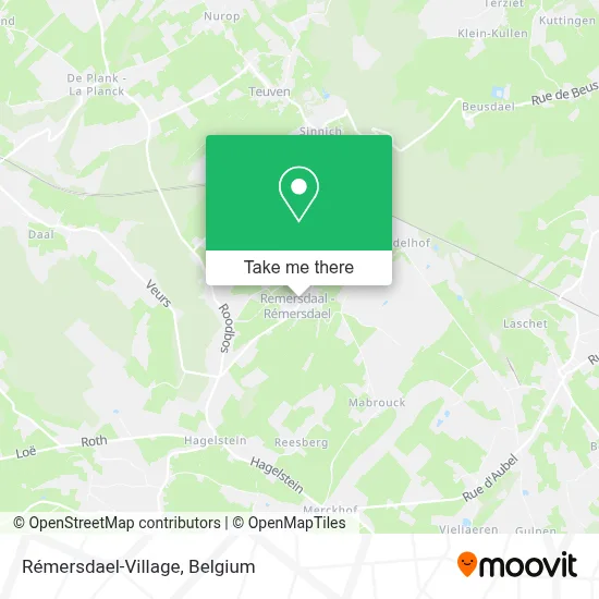 Rémersdael-Village map