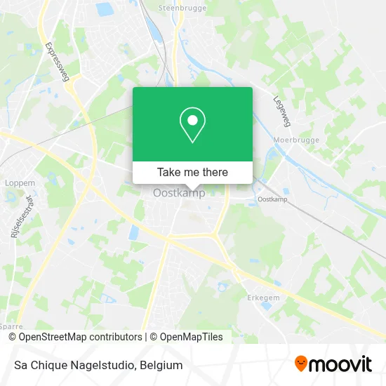 Sa Chique Nagelstudio map
