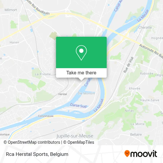 Rca Herstal Sports map