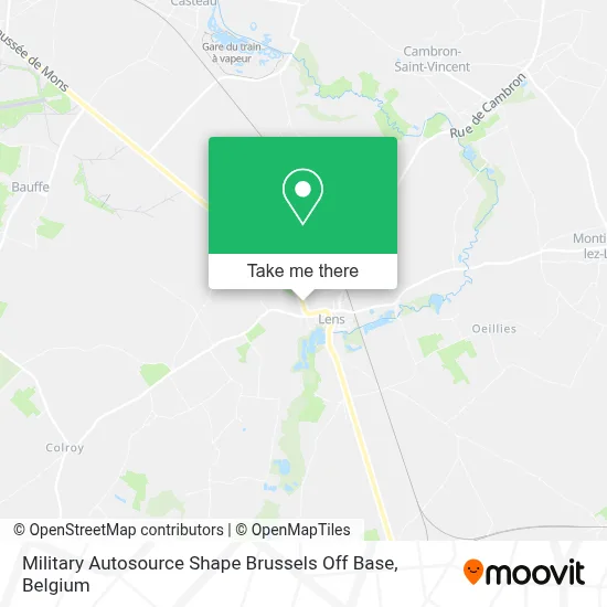 Military Autosource Shape Brussels Off Base map