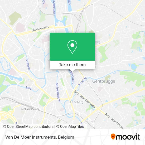 Van De Moer Instruments map